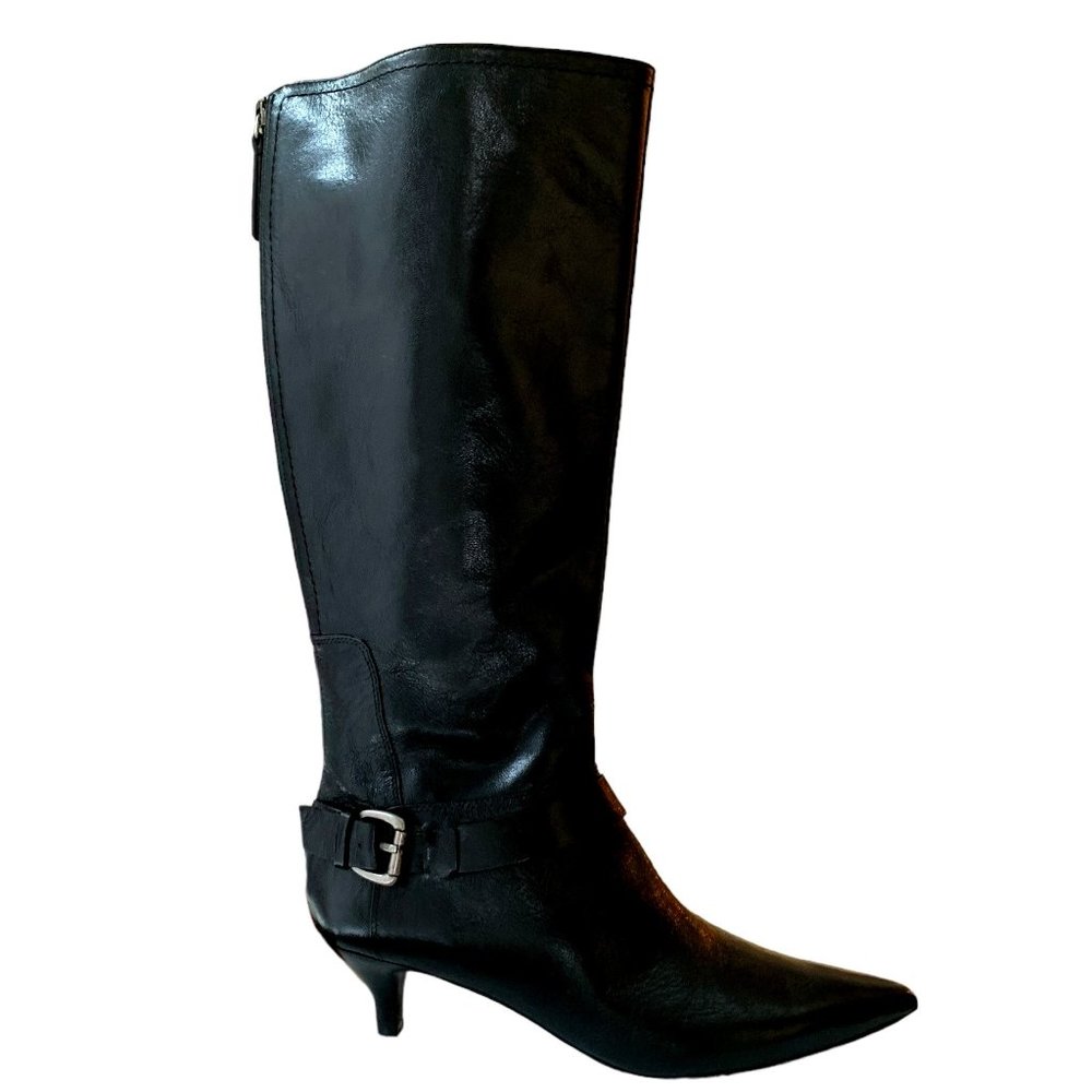 Nine West Black Heeled Boots